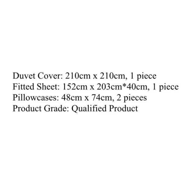 Heartin Queen Size 4-Piece Bedding Set - Pink, Includes 2 Pillows - Image 5