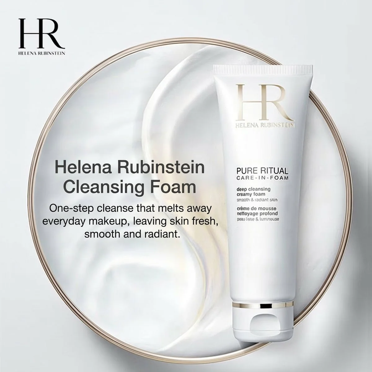 Helena Rubinstein Pure Ritual Care-In-Foam Cleanser 125ml – Deep Cleansing Creamy Foam