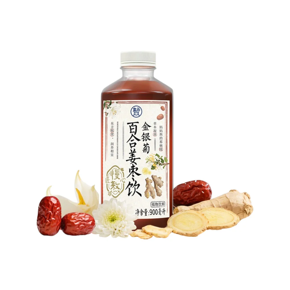 Hema Artisan Slow-Steeped Honeysuckle, Chrysanthemum, Lily, Ginger & Red Date Drink 900ml - Image 4