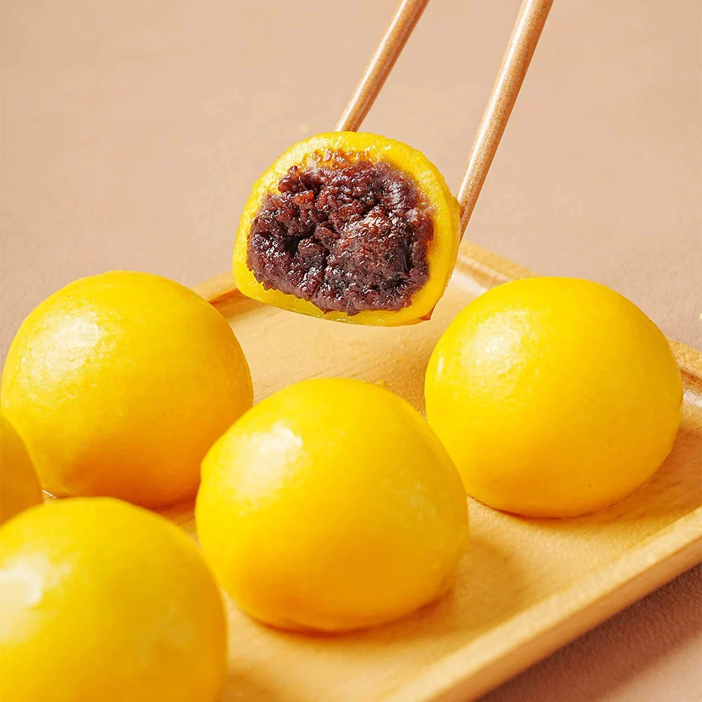Hema Bakery Low GI Yellow Millet Red Bean Sticky Buns 200g - Image 3
