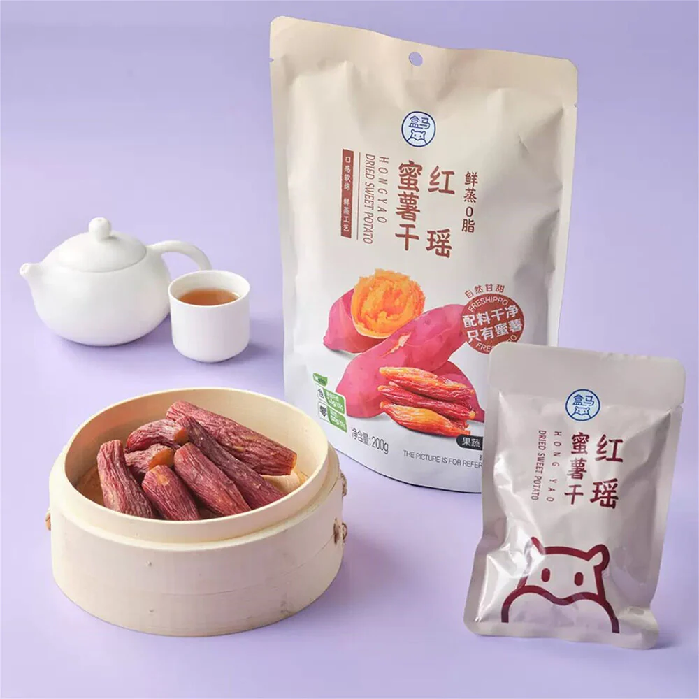 Hema Hongyao Steamed Dried Sweet Potato 200g – Zero Fat - Image 3