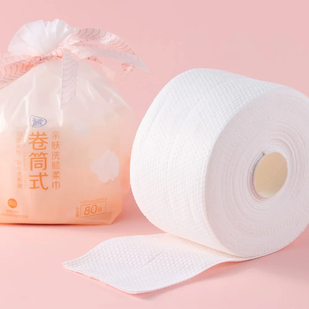 Hema Skin-Friendly Facial Towel Roll - 80 Sheets - Image 2