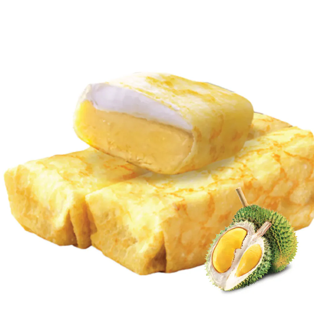Hernan Frozen Musang King Durian Pancake 100g - Durian Crepe Dessert - Image 2
