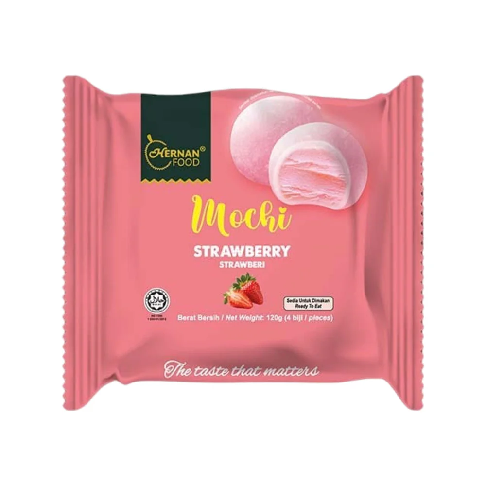 Hernan Frozen Strawberry Mochi 120g - Image 2