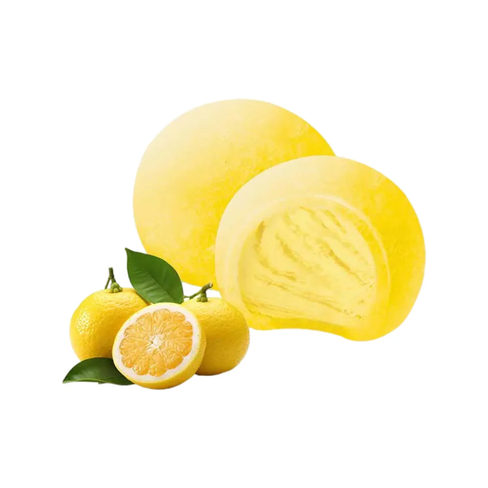 Hernan Frozen Yuzu Cream Mochi 120g - Japanese-Style Citrus Rice Cake Dessert - Image 2