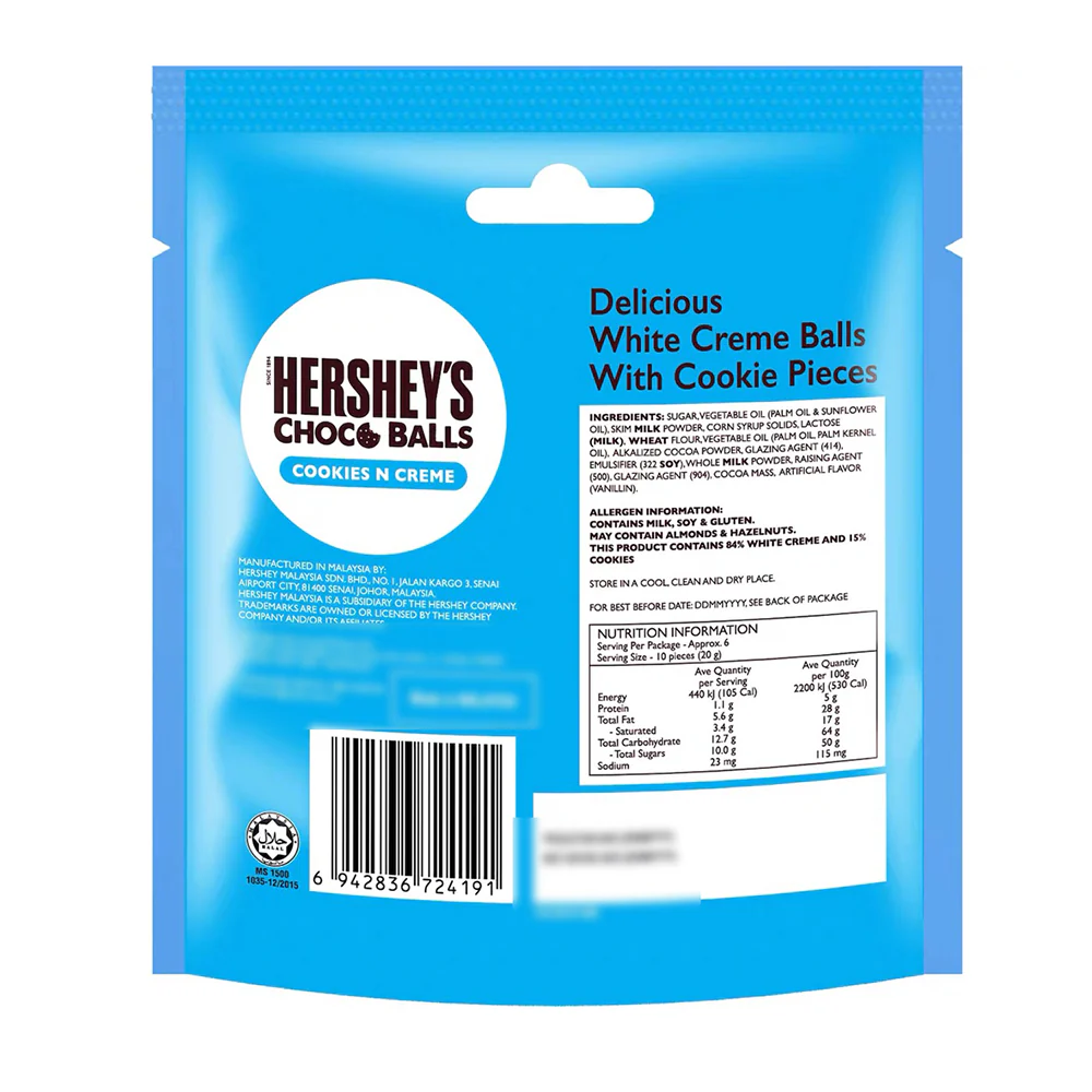 Hershey's Cookies 'n' Creme Choco Balls - 120g - Image 3