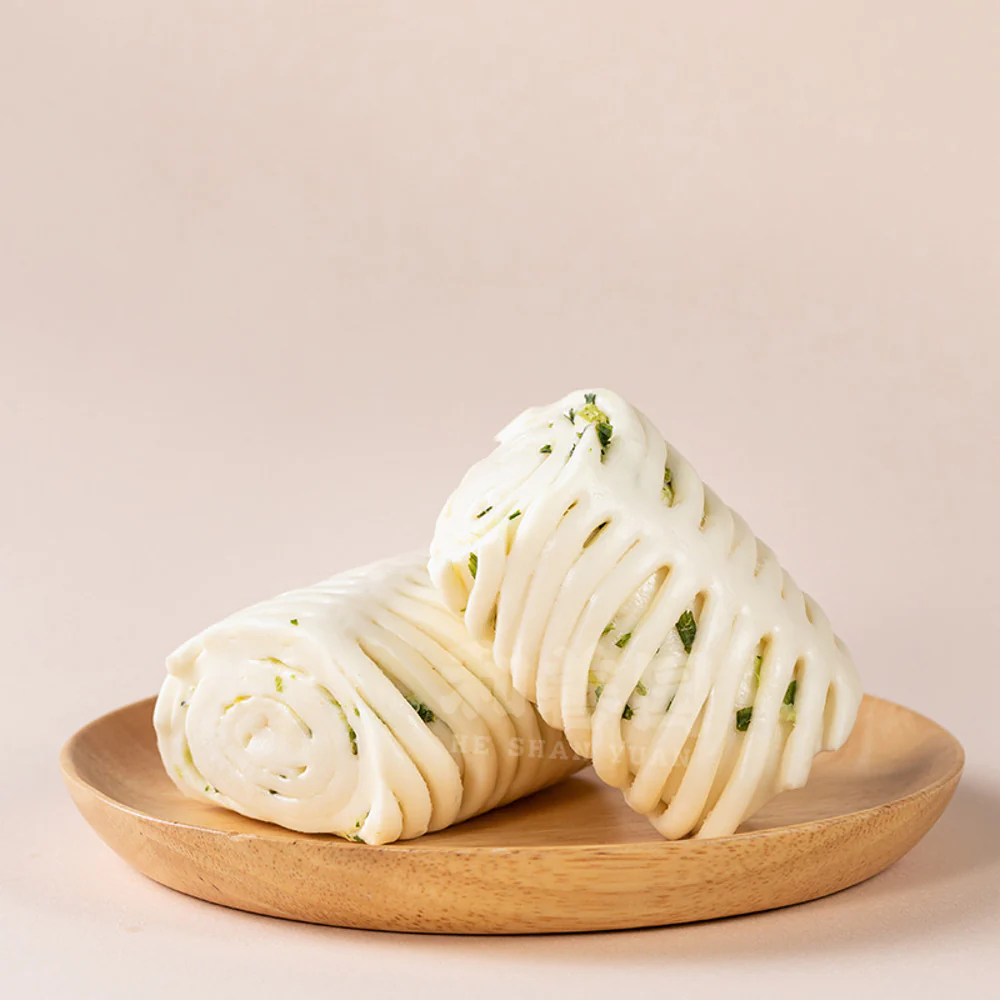 HeShanYuan Frozen Scallion Oil Flower Rolls - 12pcs, 1.08kg - Image 2