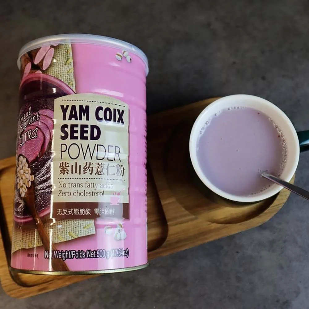 Heshenglong Purple Yam and Coix Seed Powder - 500g - Image 3