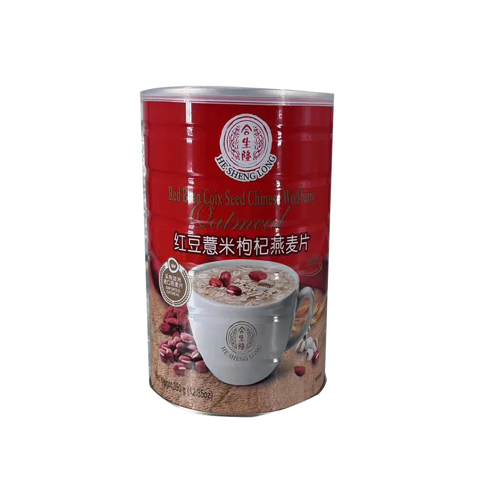 Heshenglong Red Bean Coix Seed Chinese Wolfberry Oatmeal - 350g