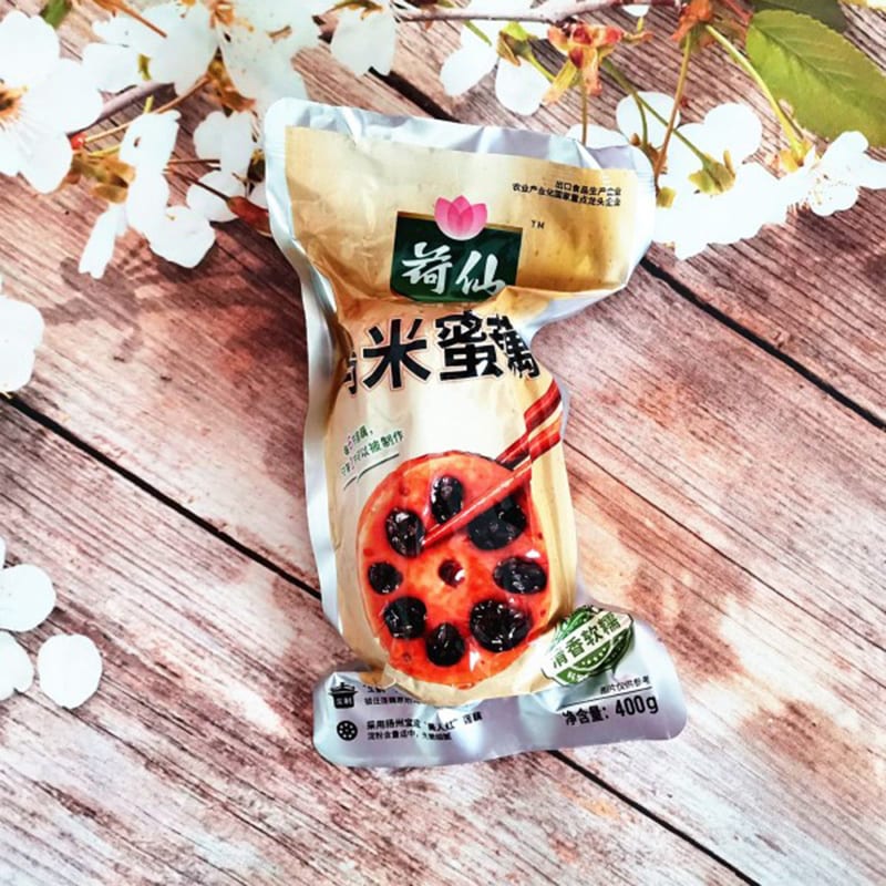 Hexian Black Rice Stuffed Lotus Root with Honey - 400g - Image 5