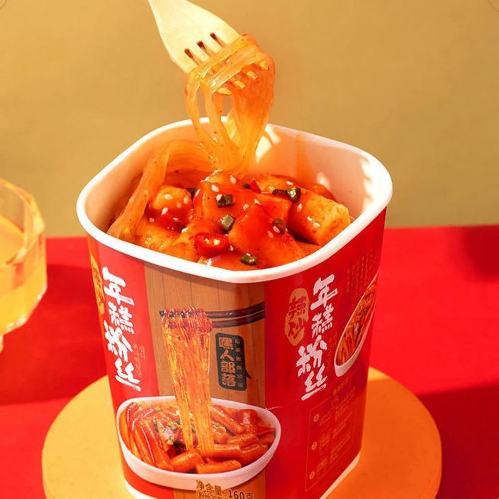 Heyrenbuluo Spicy Stir-Fried Rice Cake Vermicelli - 160g - Image 2