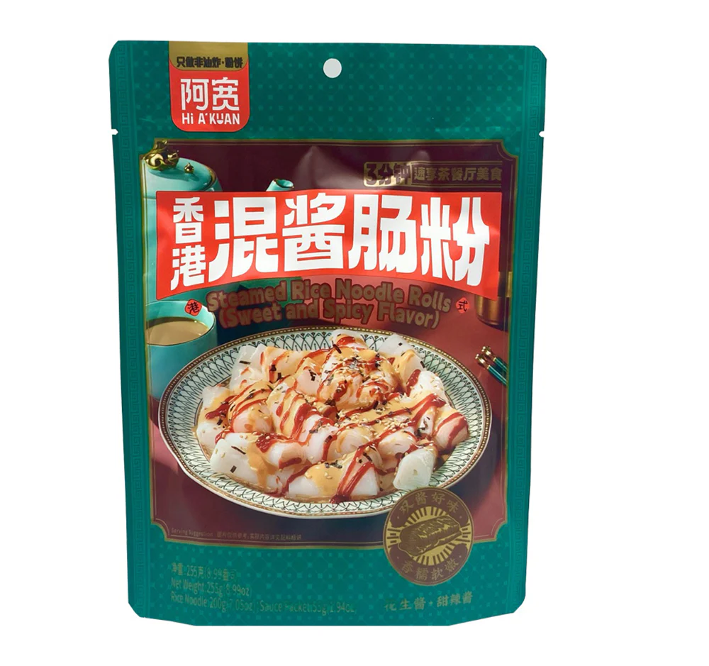 Hi A'Kuan Hong Kong Style Mixed Sauce Rice Noodle Rolls - 255g