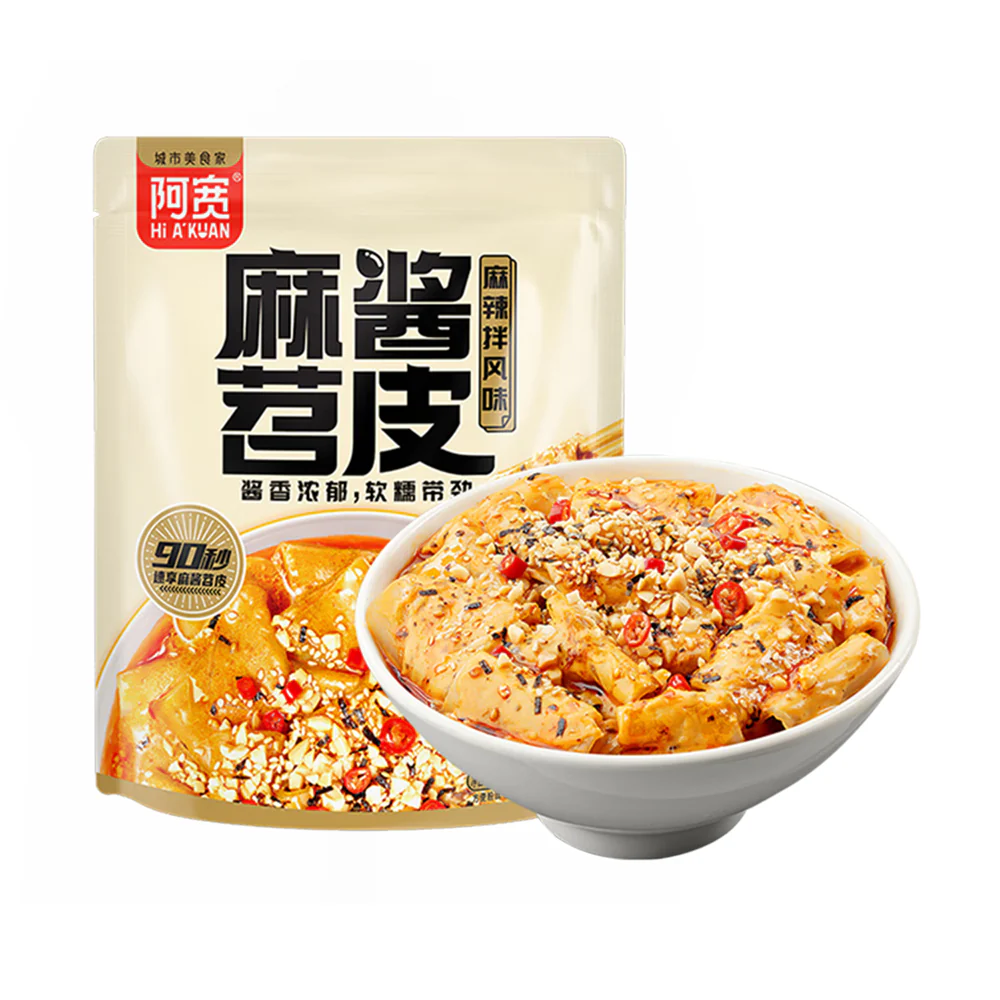 Hi A'Kuan Spicy Sesame Broad Sweet Potato Vermicelli - 190g