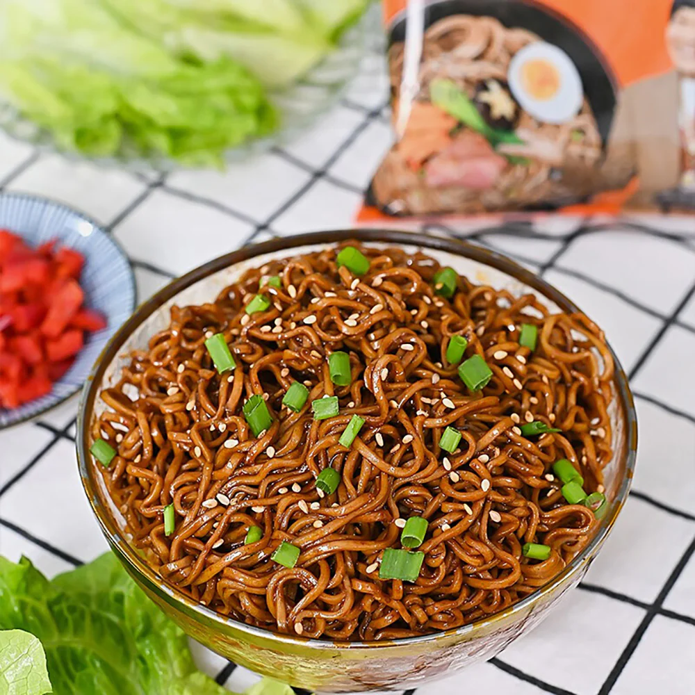 Hi Chi Jia Buckwheat Konjac Noodles - Black Duck Flavor, 75g - Image 3