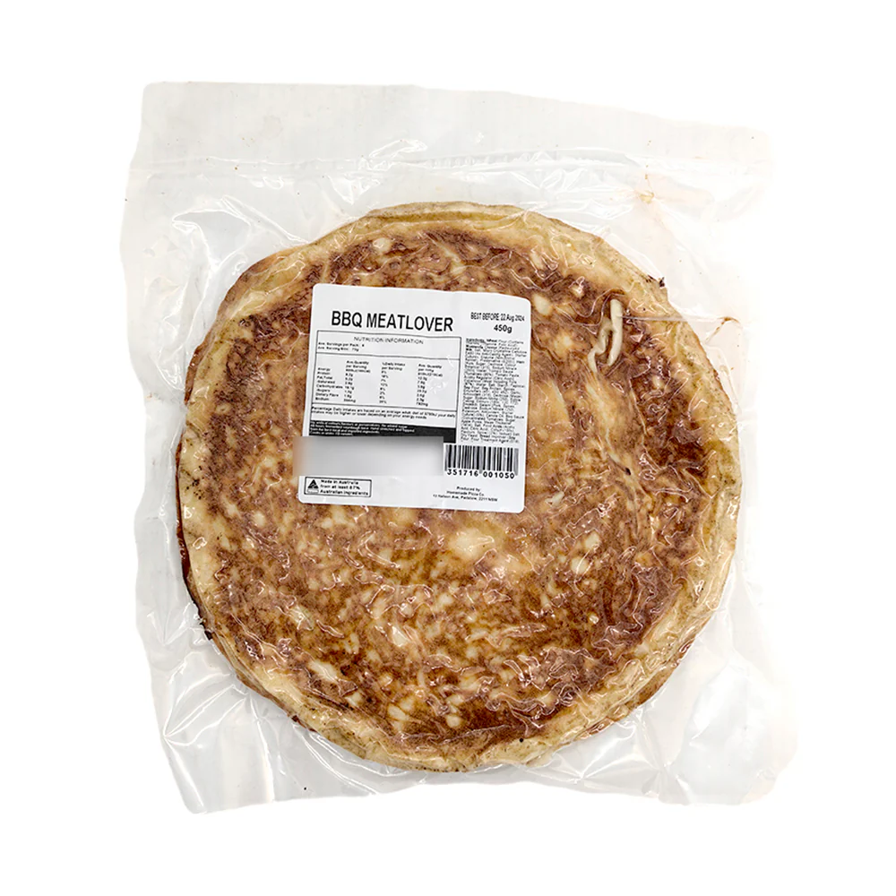 Homemade BBQ Meatlover Pizza - 450g - Image 3