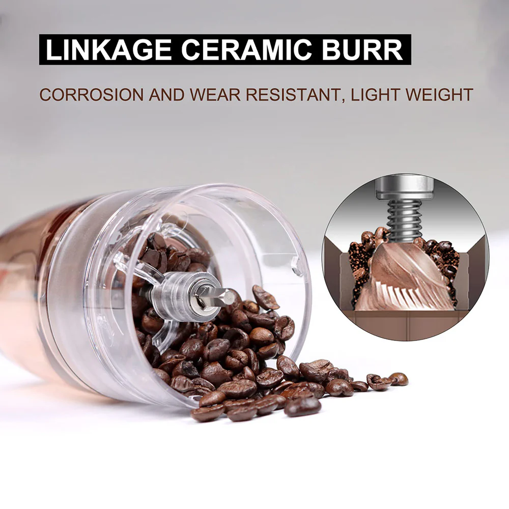 HomeTech Electric Coffee Grinder USB Rechargeable - 150ml - Image 4