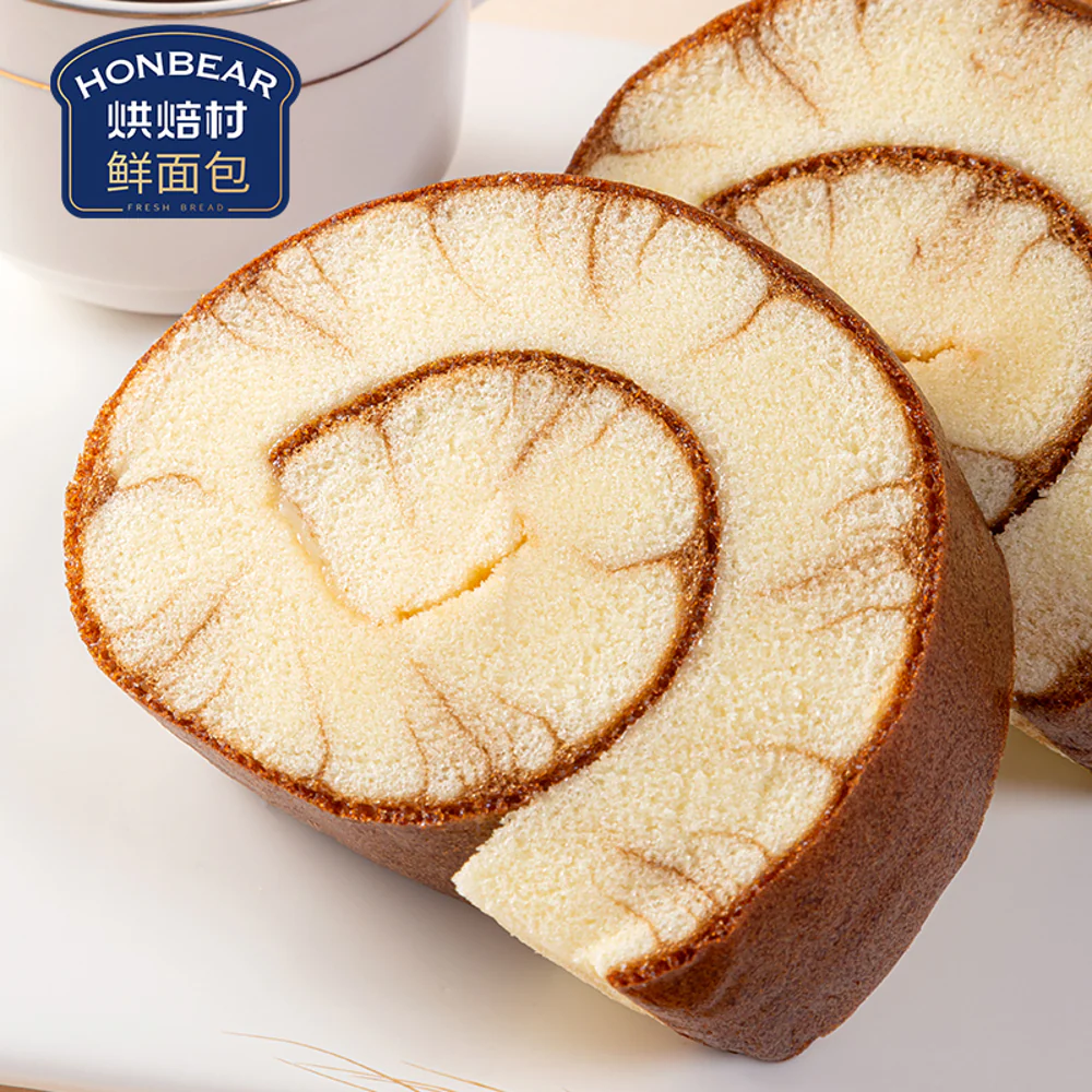 Honbear Cocoa Swirl Cake Roll - 80g - Image 2