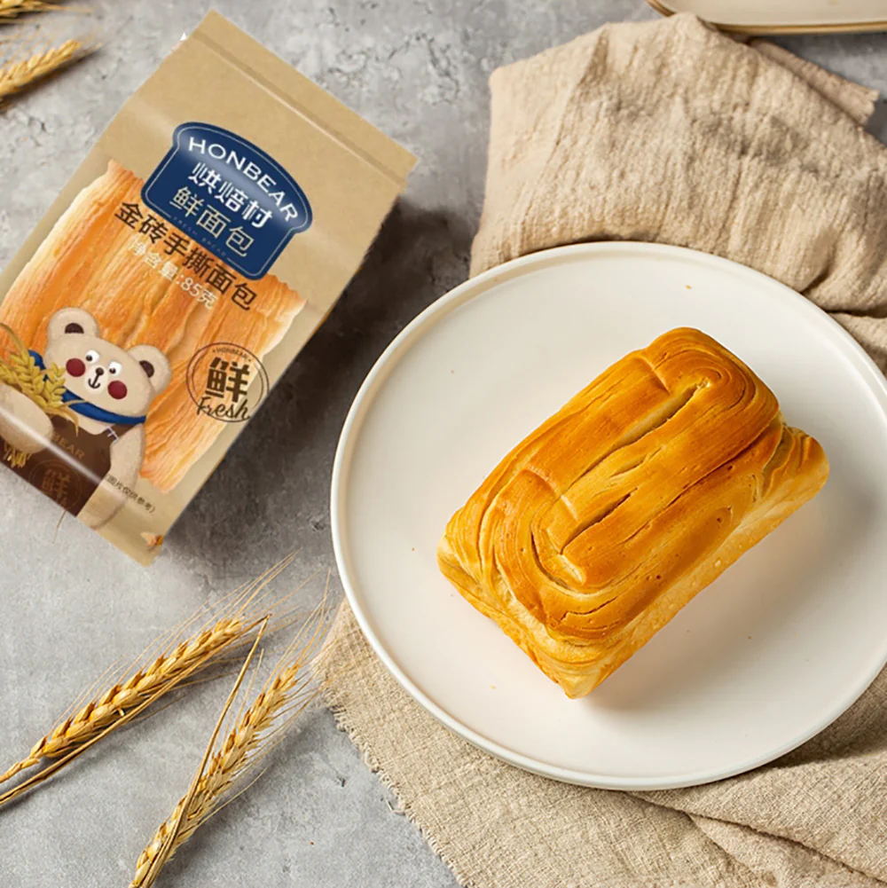 Honbear Fresh Brick Tear Bread - 85g - Image 2