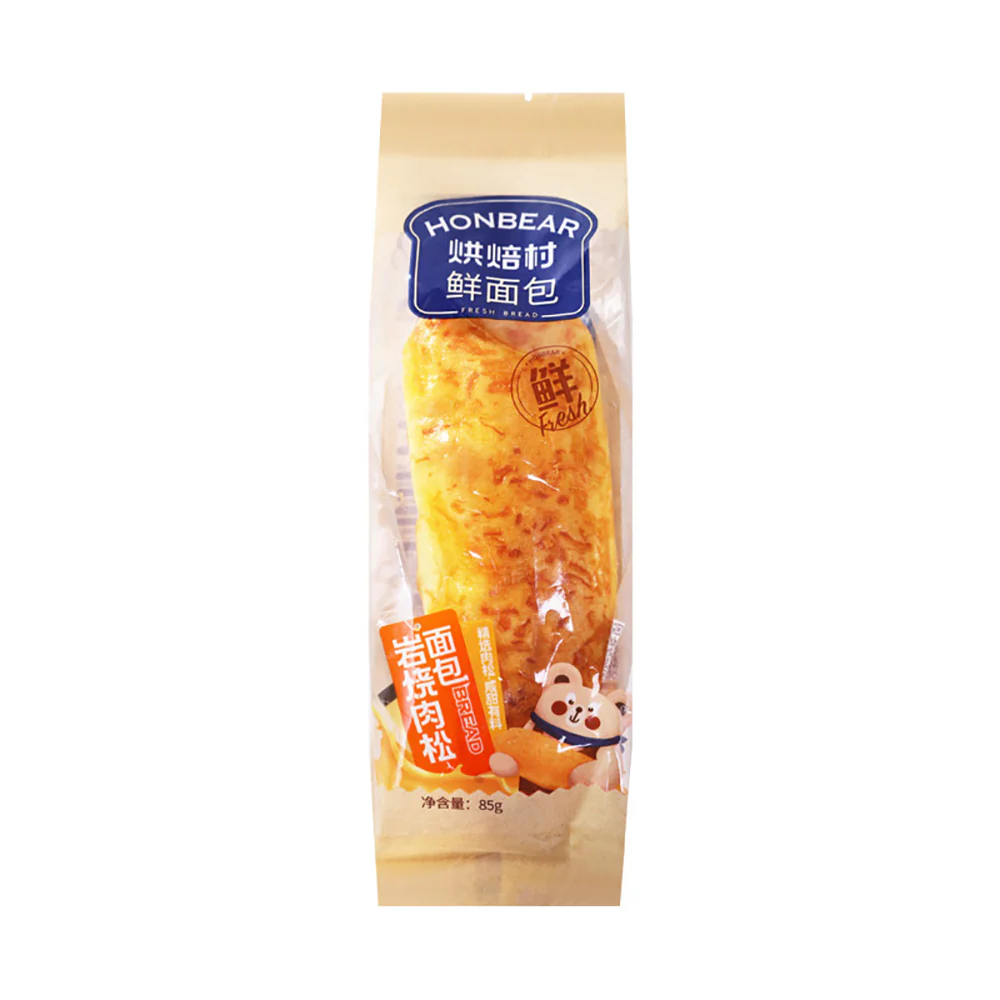Honbear Rock Baked Pork Floss Bread - 85g - Image 4