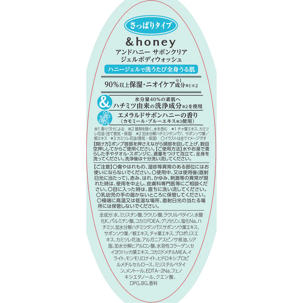&honey Body Wash – Emerald Soap Honey Scent 500ml - Shower Gel - Image 2