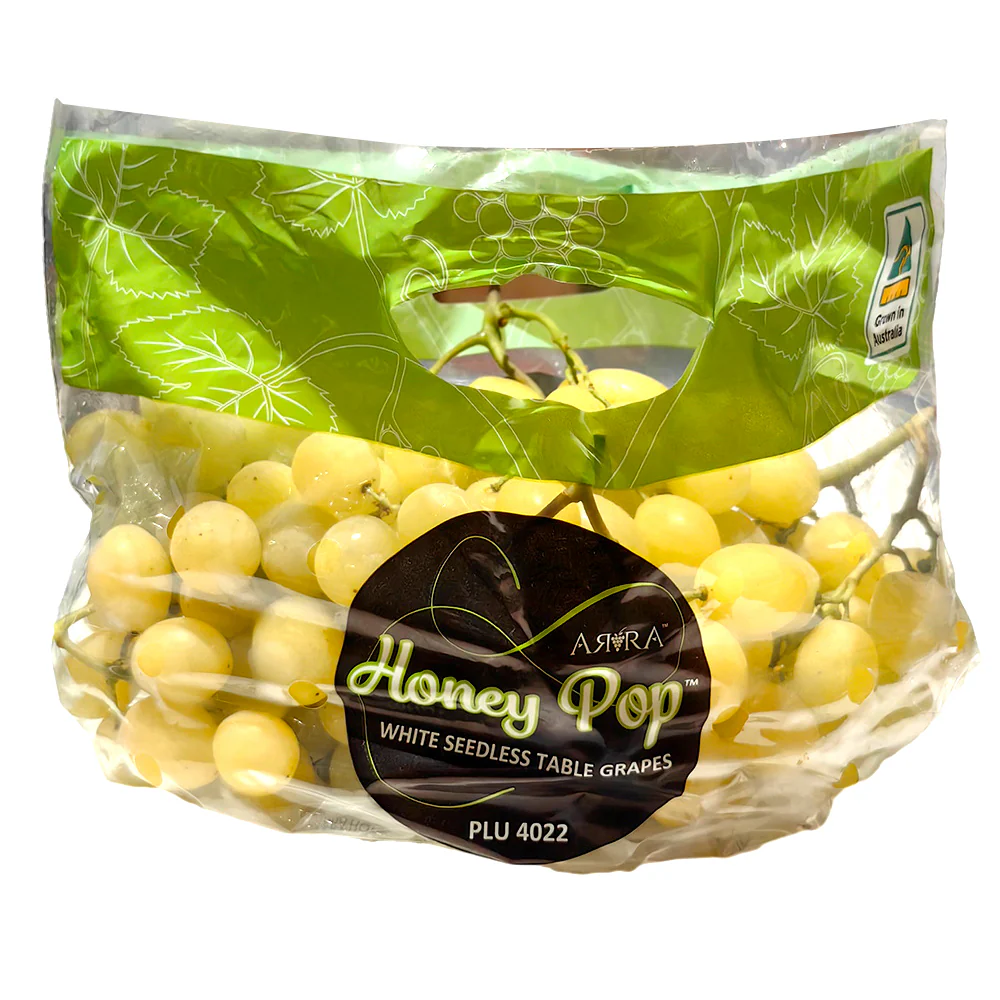 Honey Pop White Seedless Table Grapes - 1kg - Image 3