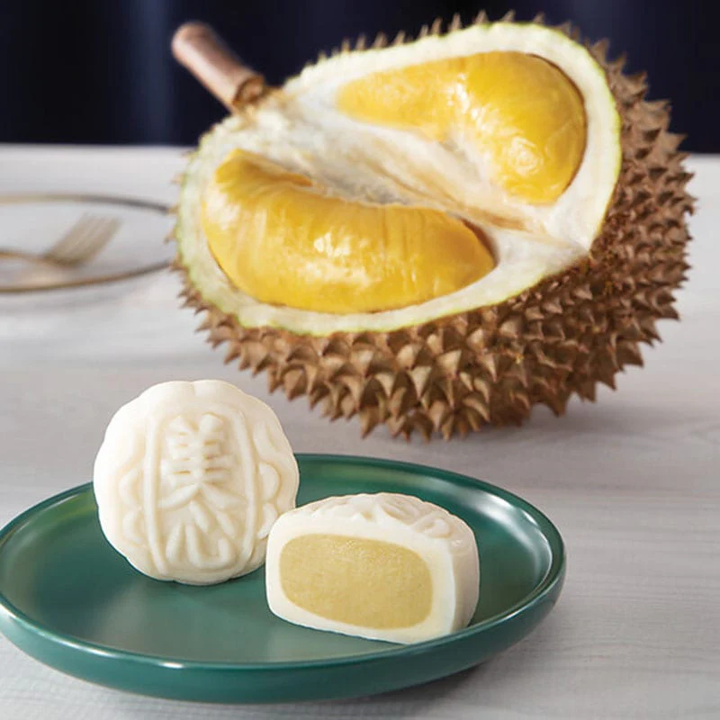 Hong Kong Maxim's Frozen Snowy Mooncake with Musang King Durian - 6 Pieces, 360g - Image 2
