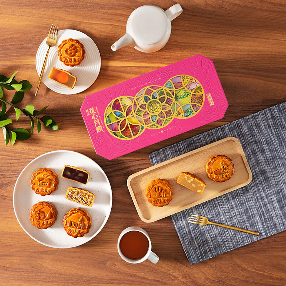 Hong Kong MX Maxim's Mooncakes Oriental Pearl Gift Box - 6 Pieces, 660g - Image 2