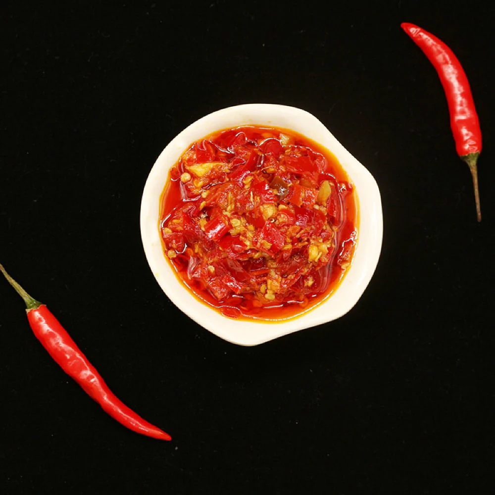 Hongfantian Pure Fresh Chopped Chili - 200g - Image 3