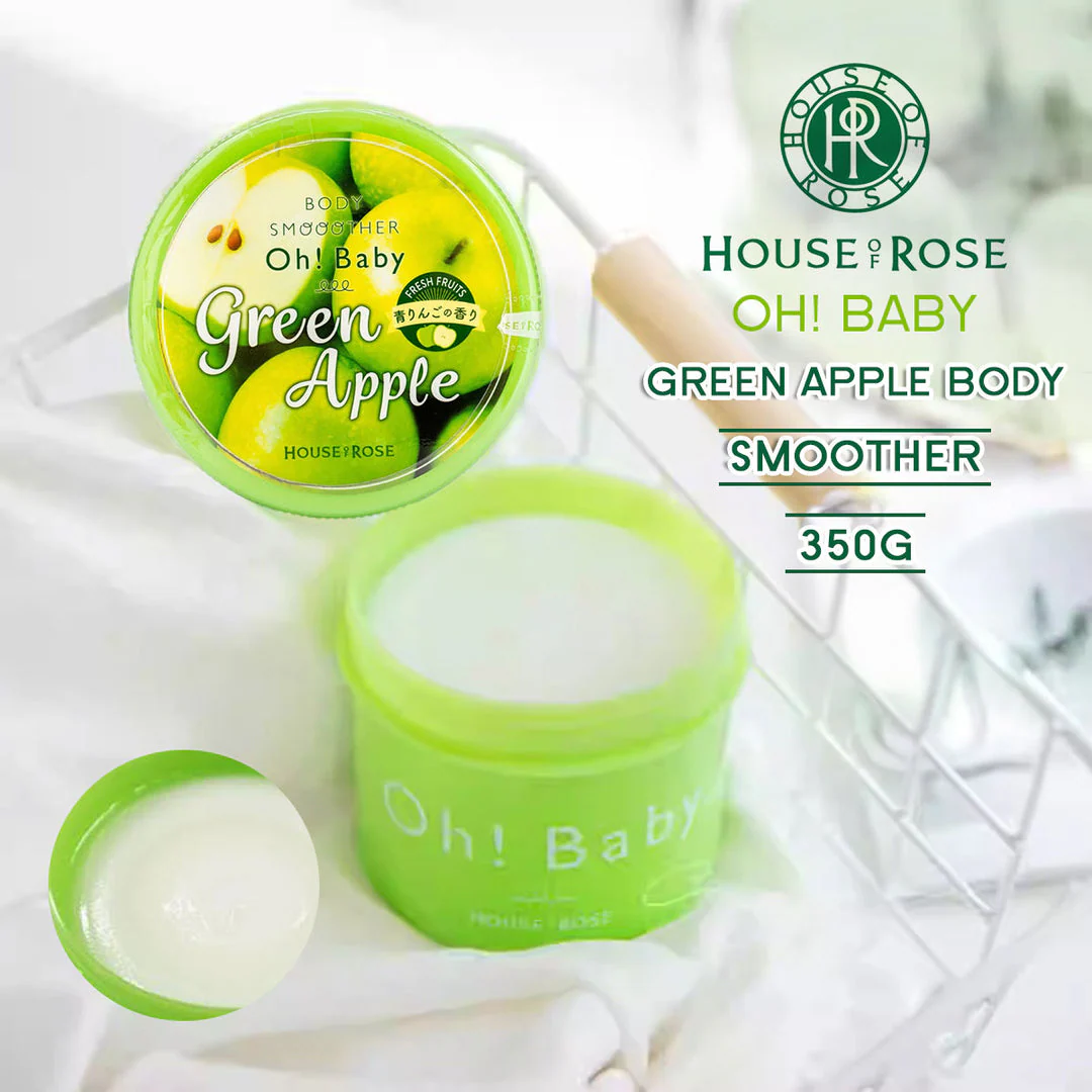 House of Rose Oh! Baby Green Apple Body Scrub Limited Edition 350g - Image 2