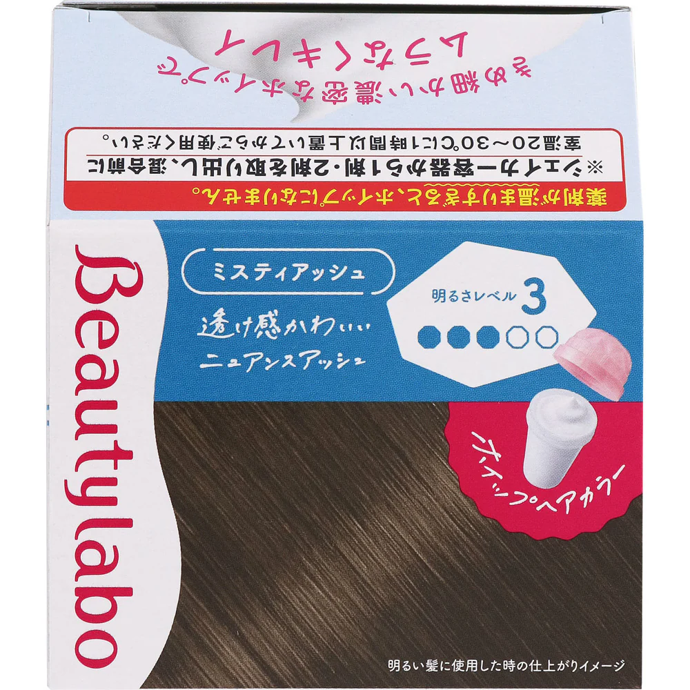 Hoyu Beautylabo Misty Ash Shake Foam Hair Colour 85ml - Image 3
