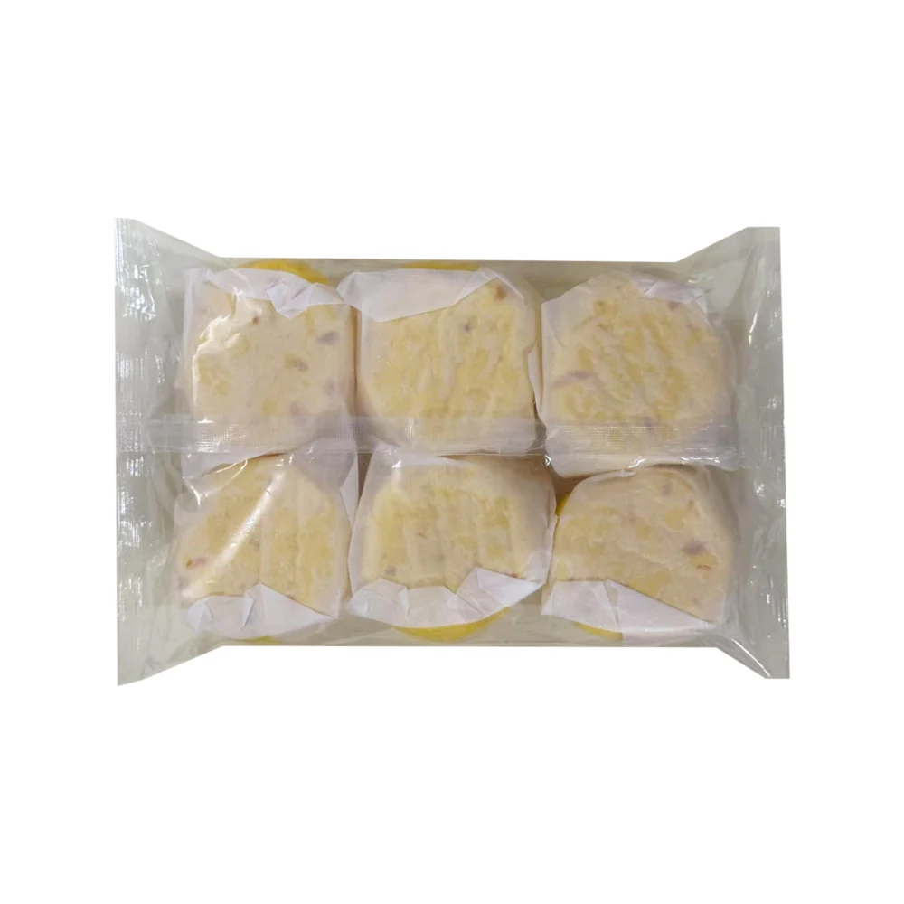 Hua Xiaocheng Frozen Pumpkin Blossom Steamed Buns - 6 Pieces, 300g - Chinese Mantou - Image 2
