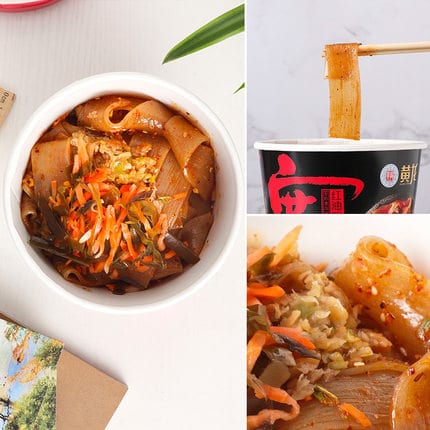 Huang Long Spicy and Sour Red Oil Noodles - 259g - Image 2