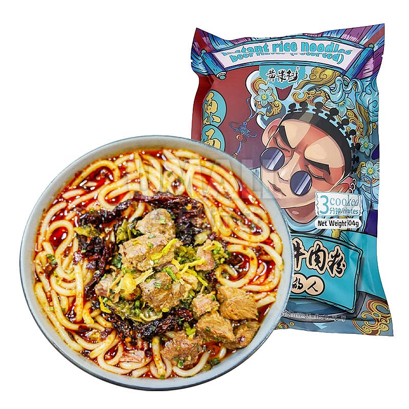 Huangguoshu Instant Beef Rice Noodles - 604g