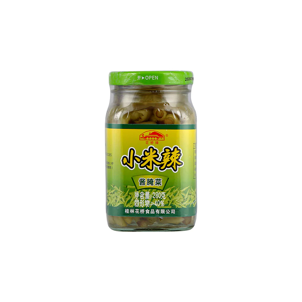 Huaqiao Pickled Chili Peppers - 280g