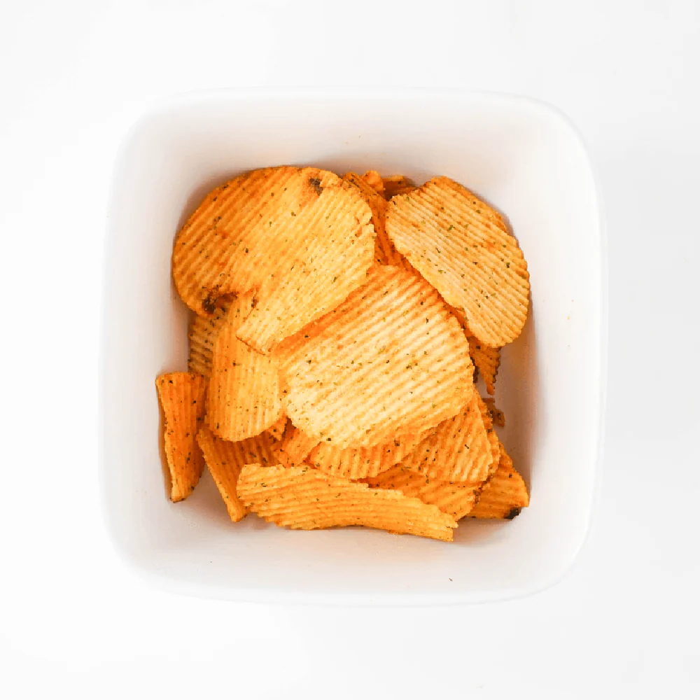 Huayuan Spicy Oyster Omelet Flavor Potato Chips - 34g - Image 3