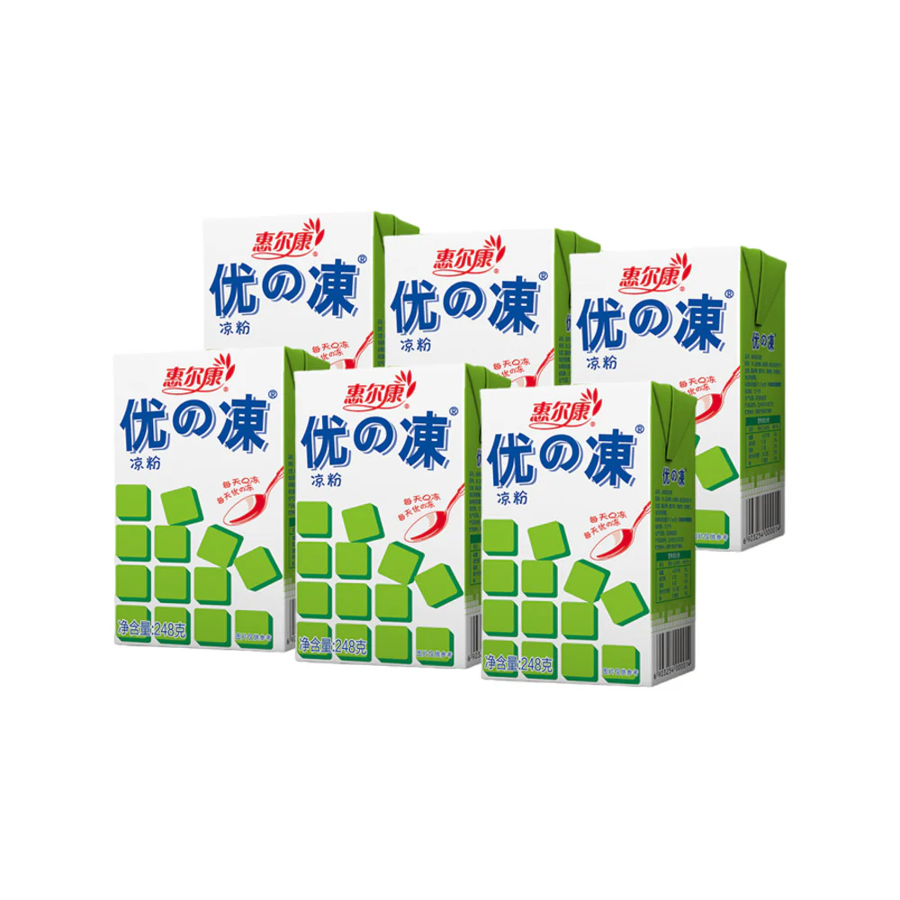 Hui Er Kang Grass Jelly 248g x 6 - Herbal Jelly Dessert
