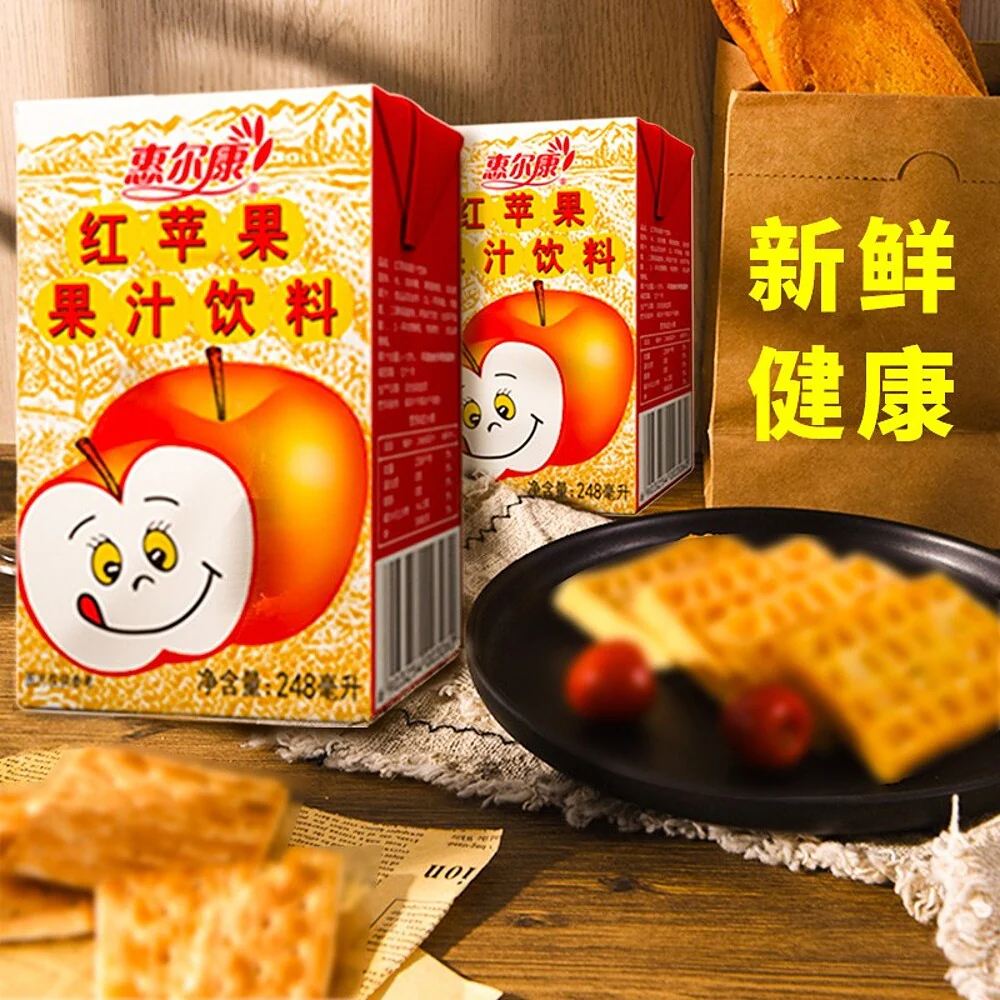 Hui Er Kang Red Apple Juice Drink - 248ml x 24 - Image 2
