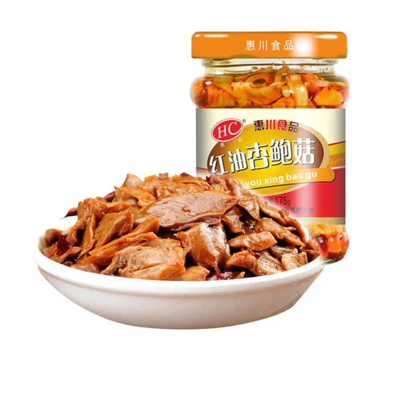 Huichuan Spicy King Oyster Mushrooms in Chili Oil - 145g - Image 3
