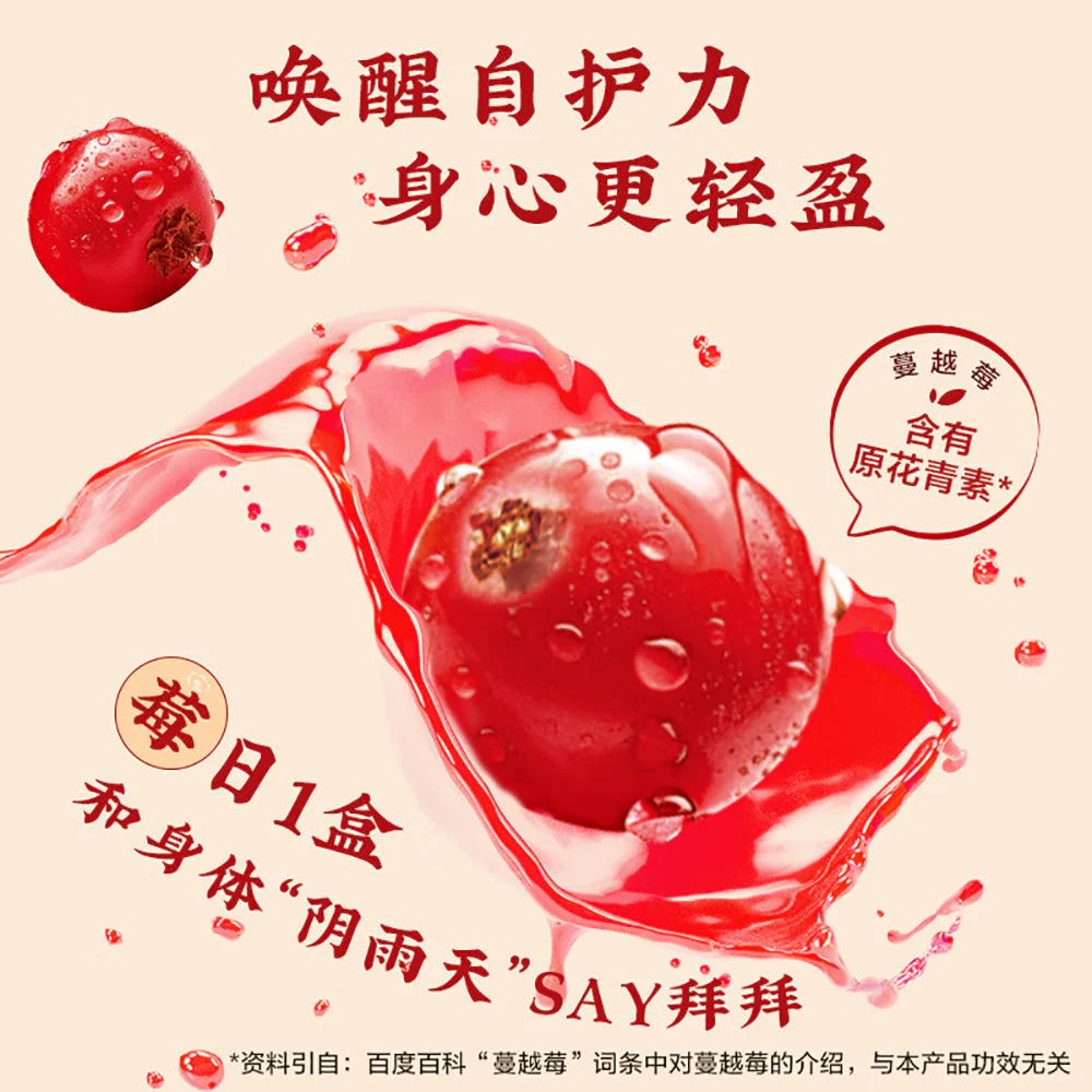Huiyuan Northeastern Limited Edition Cranberry Juice - 200ml X2 - Image 3