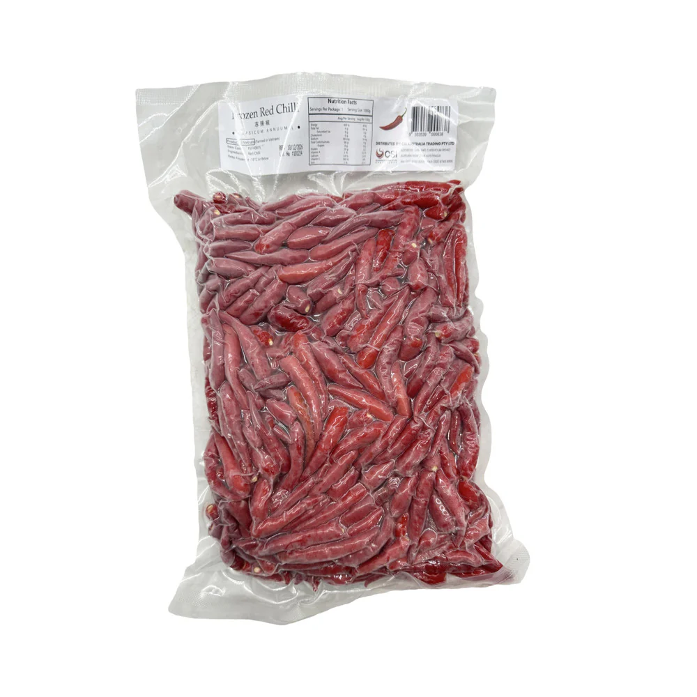 Hundred Fresh Frozen Red Chillies 1kg – Whole Hot Chili Peppers for Stir-Fries, Sauces & Curries - Image 2