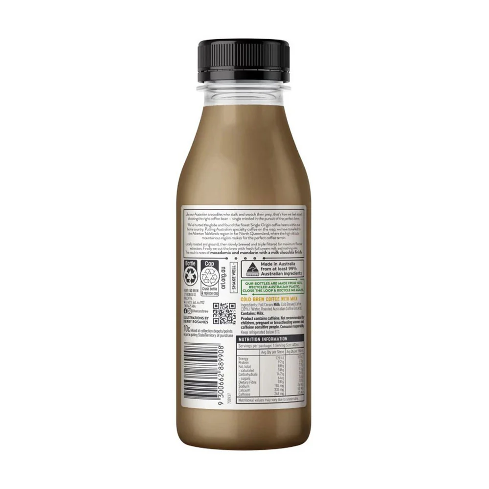 Hunt&Brew Australian Cold Brew Coffee 400ml - Image 2