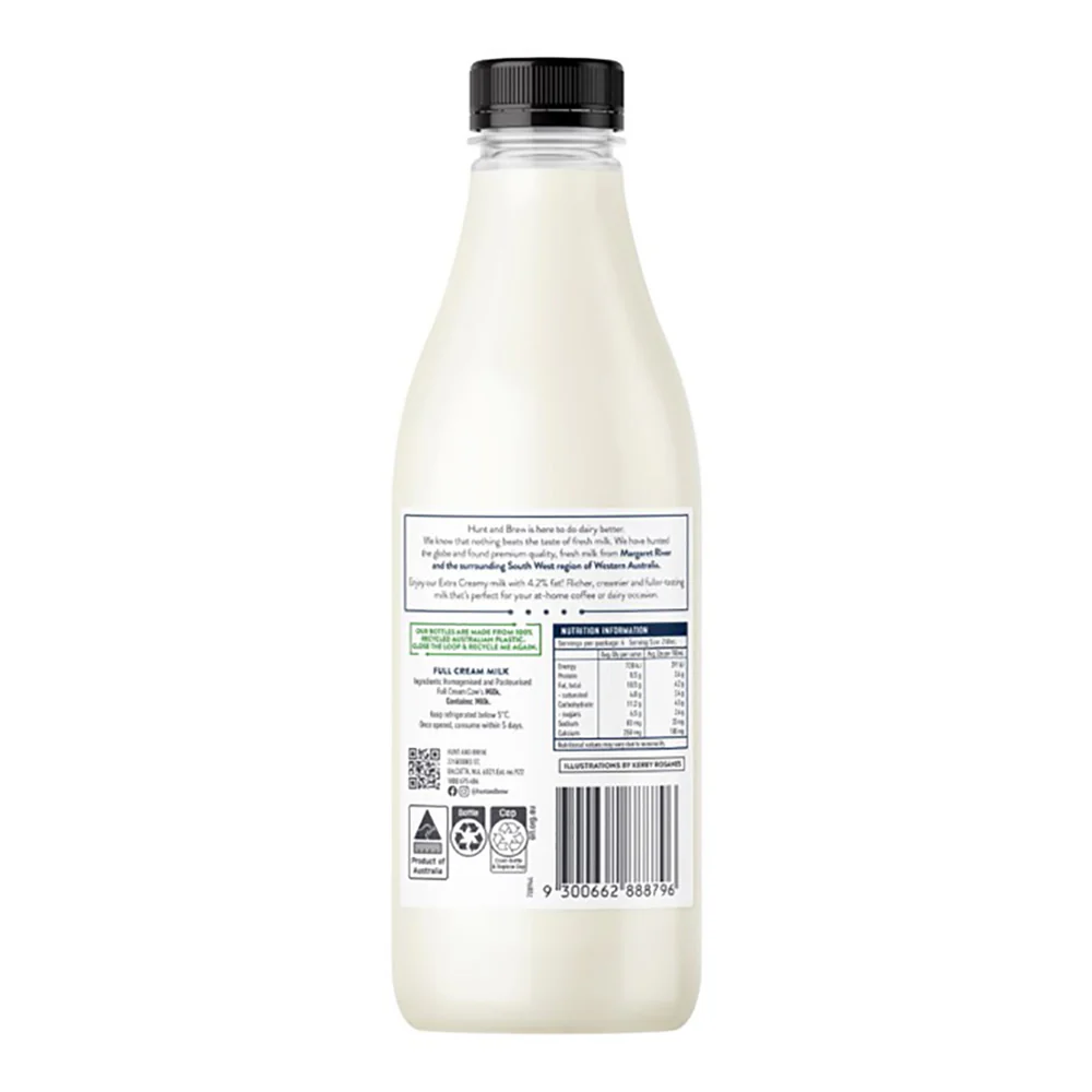 Hunt & Brew Extra Creamy Milk 1L - Image 5