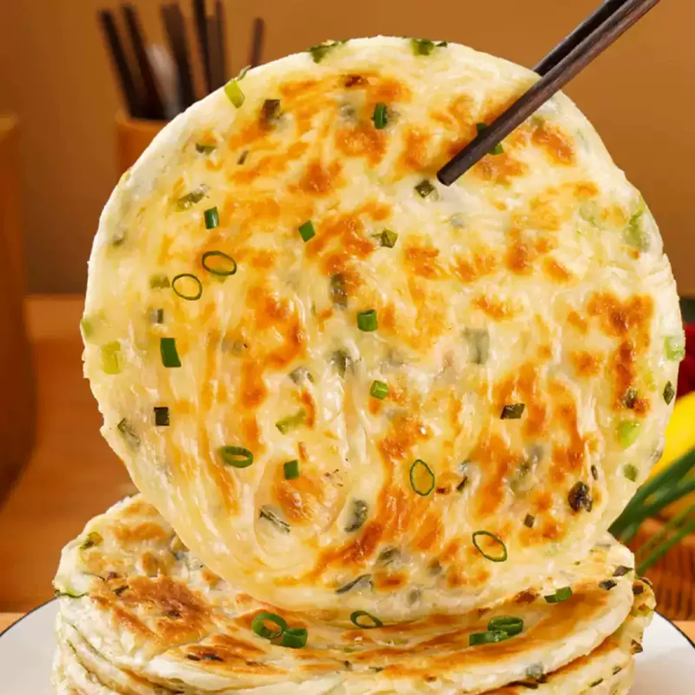 Huo Youpin Frozen Scallion Pancakes 840g - Chinese Spring Onion Pancake - Image 2