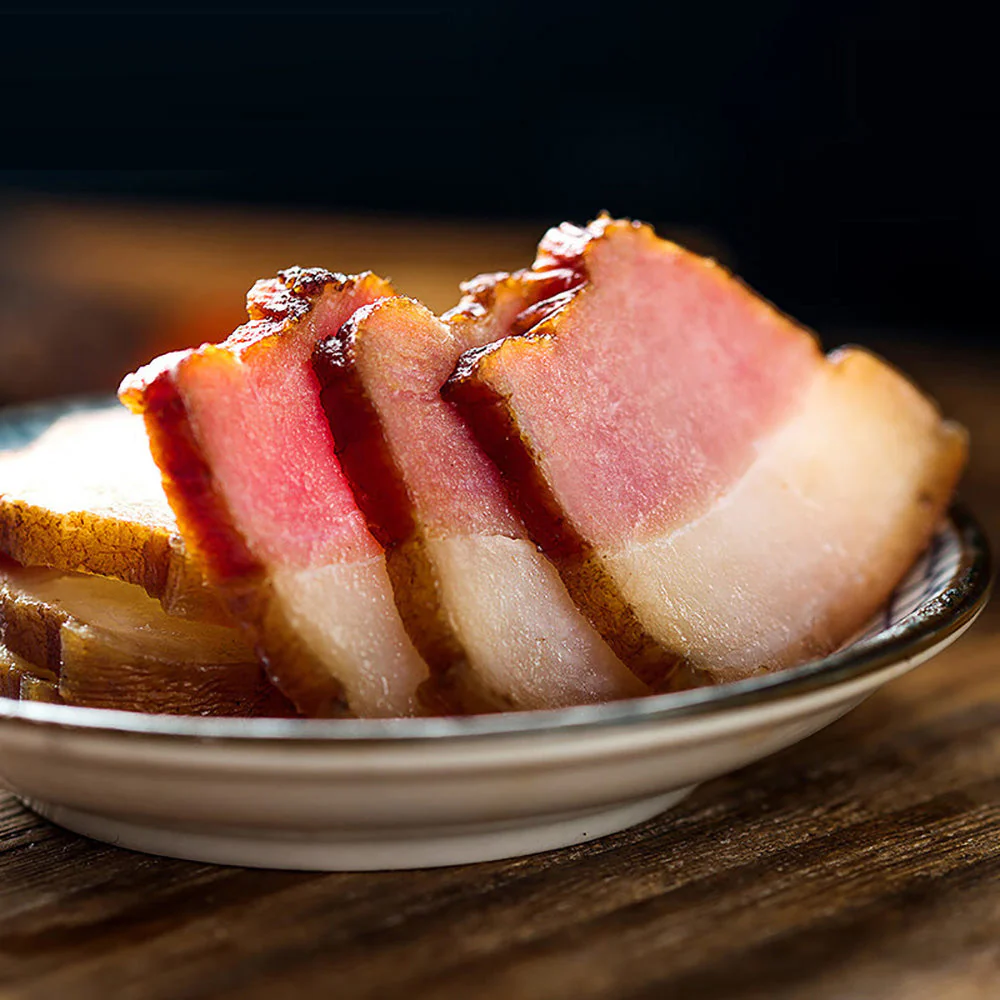 Huogongdian Traditional Smoked Bacon - 448g - Image 3