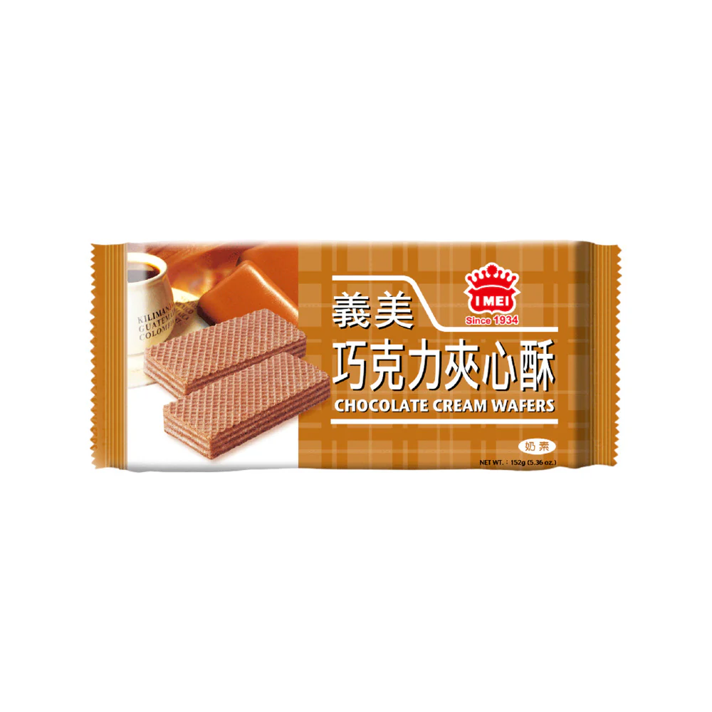 I Mei Chocolate Cream Wafers - 152g