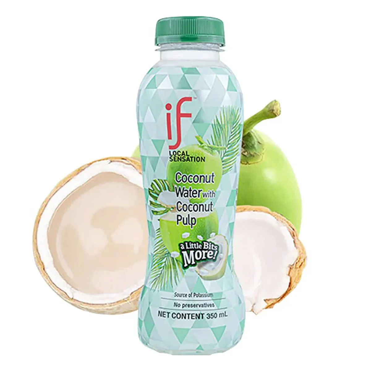 IF Coconut Water with Coconut Pulp - 350ml x 24 - Image 3