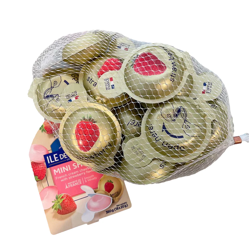 Ile De France Mini Shells French Cream Cheese Bites with Strawberry Flavour - 18 Pieces, 360g - Image 2