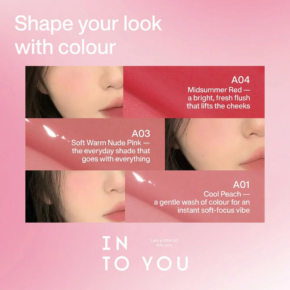 INTO YOU Airy Blush #A02 Snow Taro 5.7g - Image 3