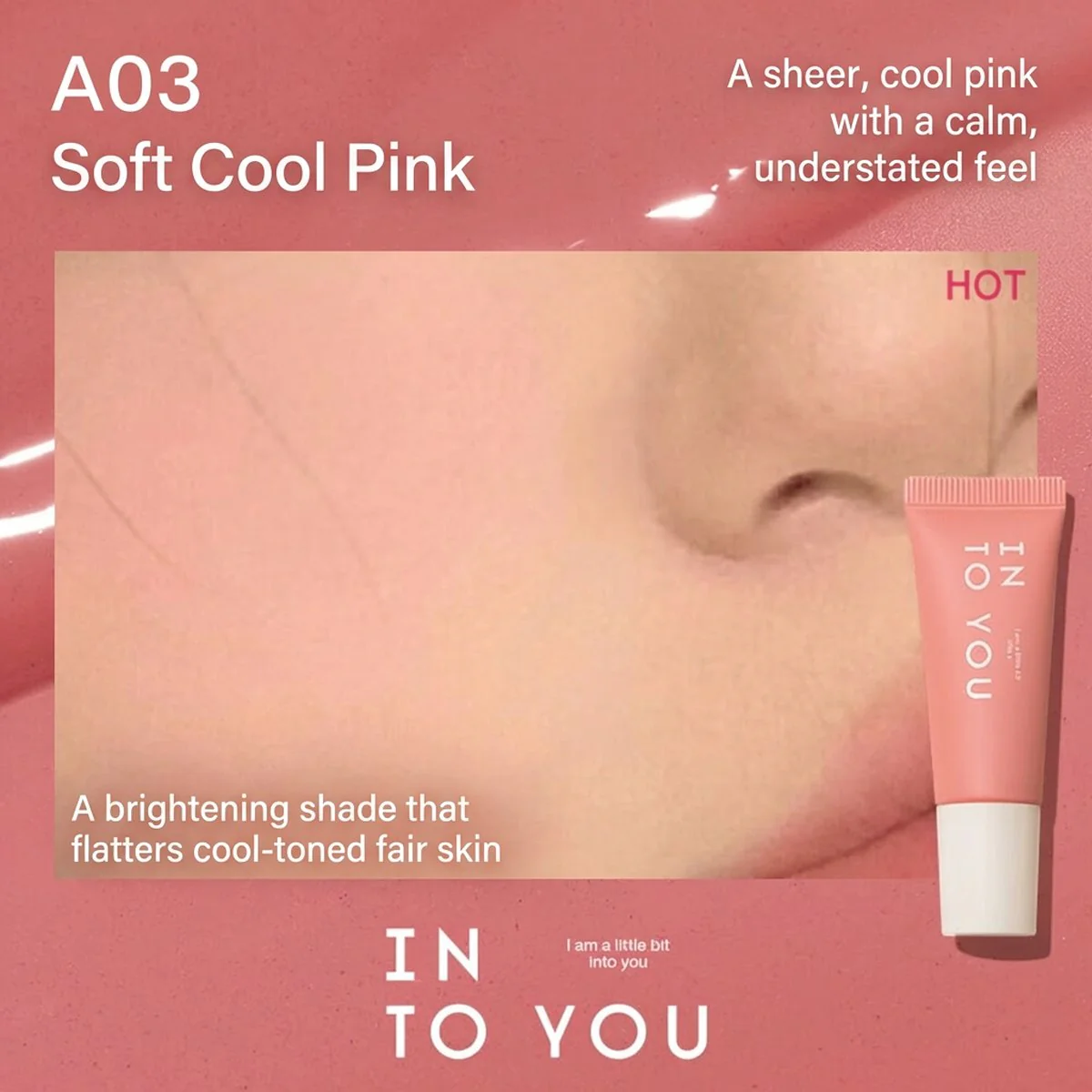 INTO YOU Airy Blush #A03 Valley Pink 5.7g