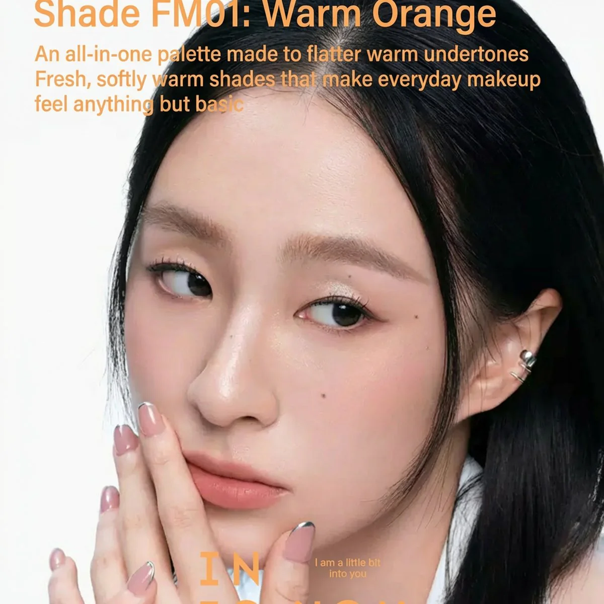 INTO YOU All-in-One Face & Eye Palette FM01 Warm Coral – Blush, Contour, Highlight & Eyeshadow – 10.5g - Image 4